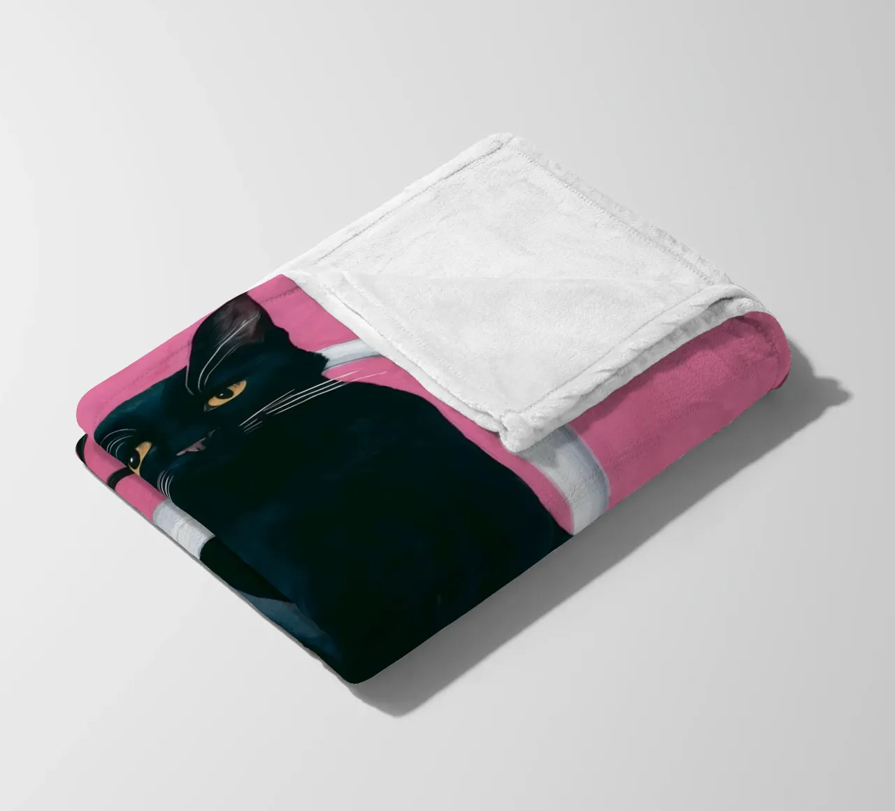 Feline Pink Stillness coperta in pile da Peak Delusion
