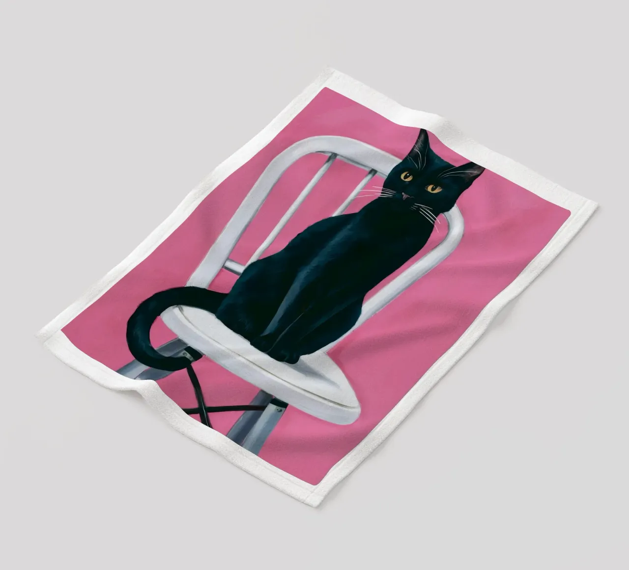 Feline Pink Stillness coperta in pile da Peak Delusion