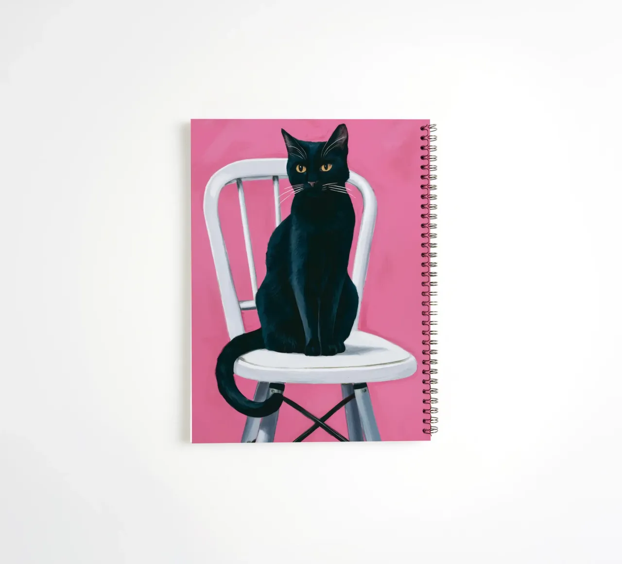 Feline Pink Stillness Ringbuch von Peak Delusion