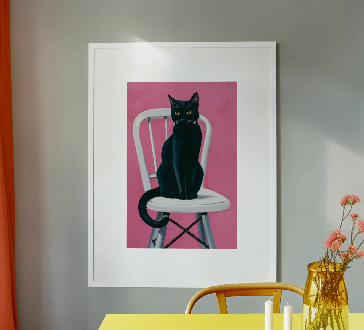 Feline Pink Stillness carta hahnemühle da Peak Delusion