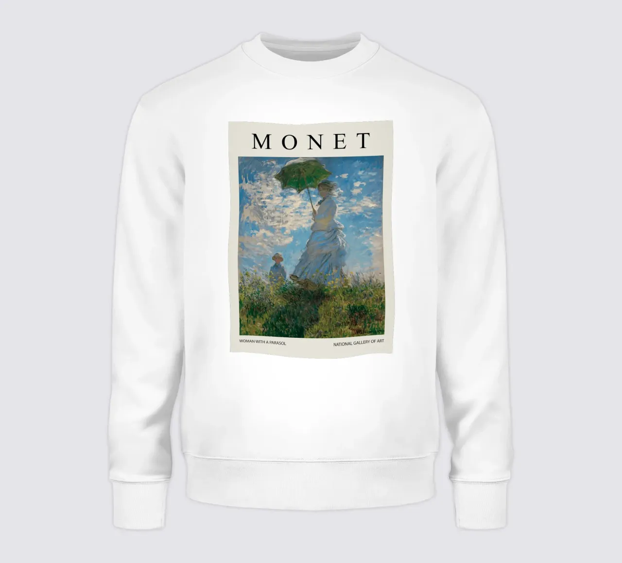 Frau mit Sonnenschirm Sweatshirt von Turner Kyle
