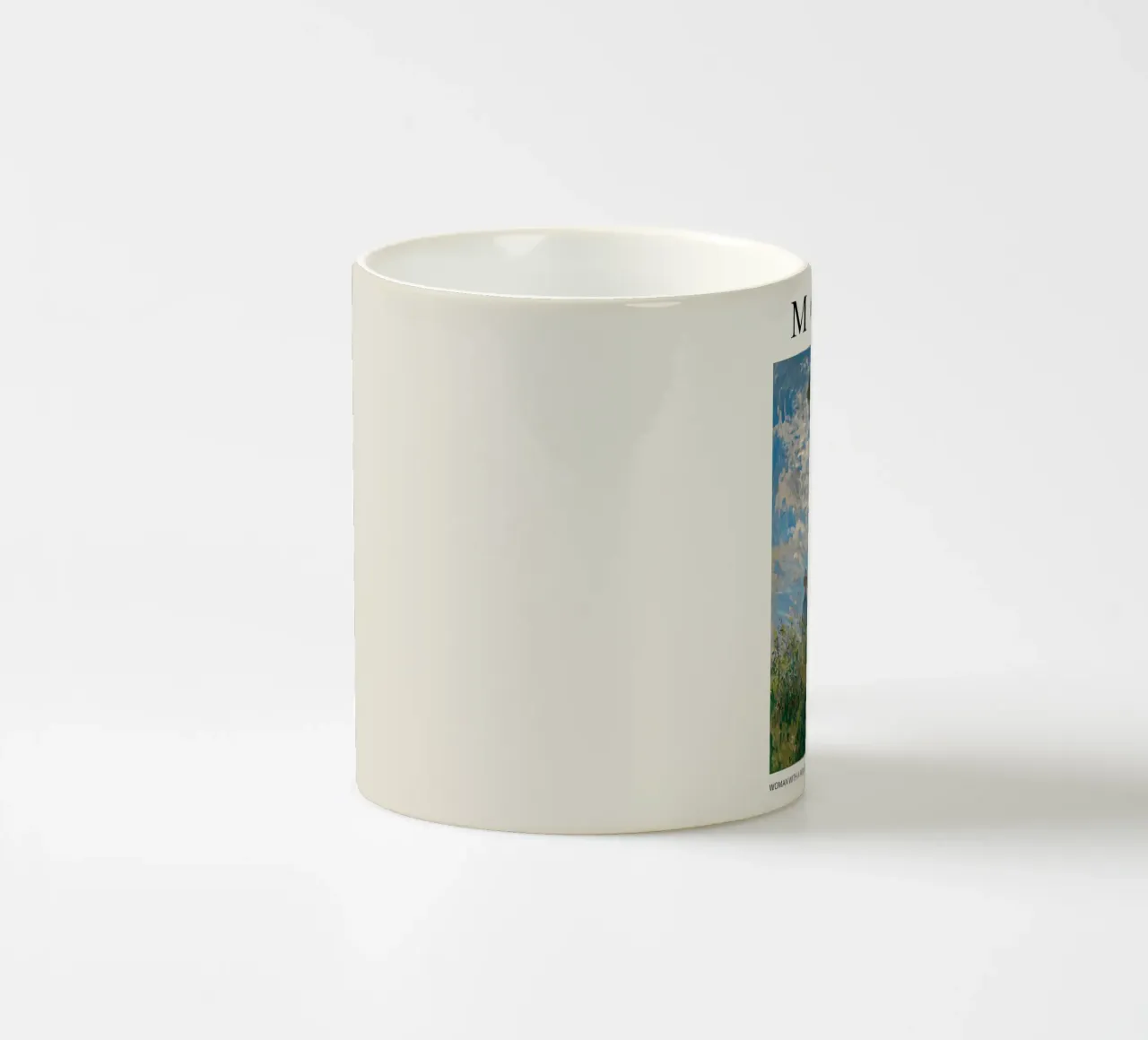 Donna con ombrellone tazza in ceramica da Turner Kyle