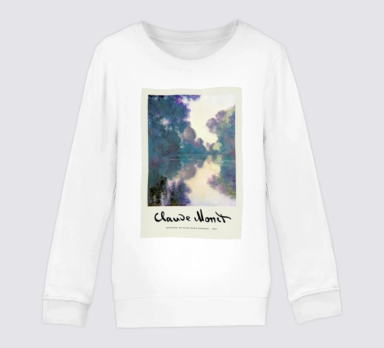 Monet - Signed Seine felpa bambino da Vintage by JUNIQE