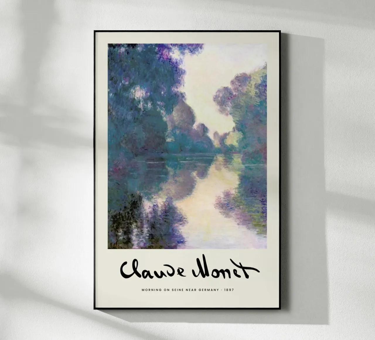 Monet - Signed Seine plexiglass da Vintage by JUNIQE