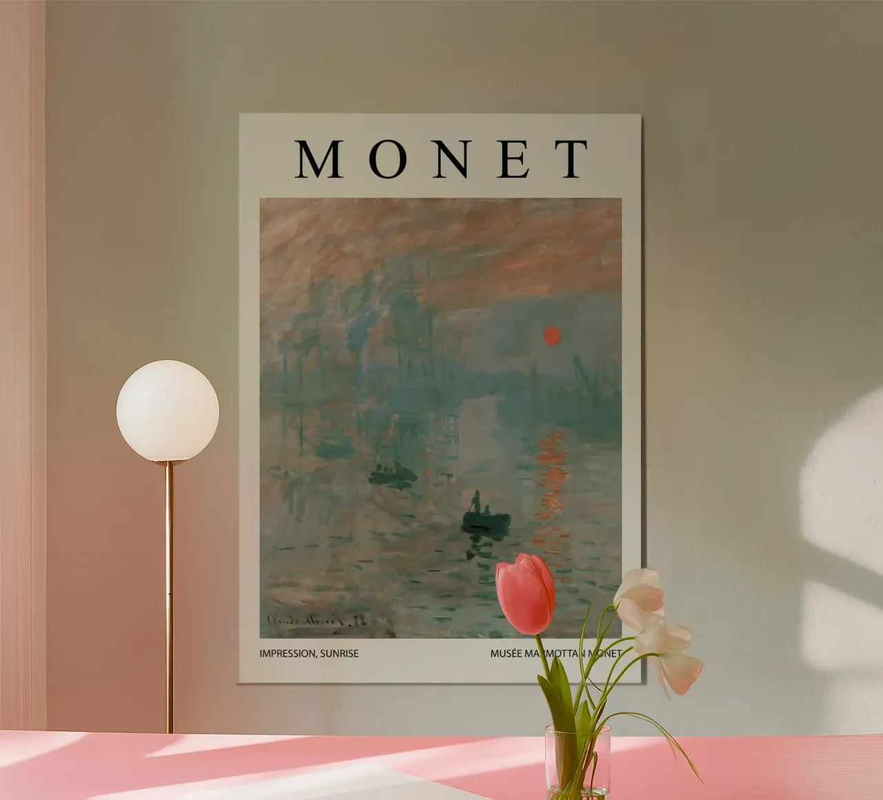 Impressione Alba poster con telaio in plastica da Turner Kyle