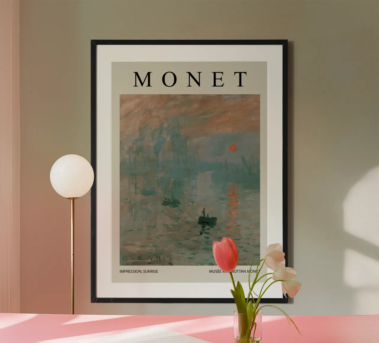 Impressione Alba poster con telaio in plastica da Turner Kyle