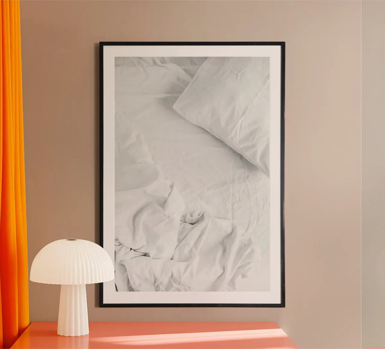 Autunno morbido poster con telaio in alluminio da PhotoVibe Decor