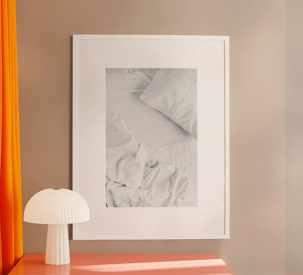 Autunno morbido poster con telaio in alluminio da PhotoVibe Decor