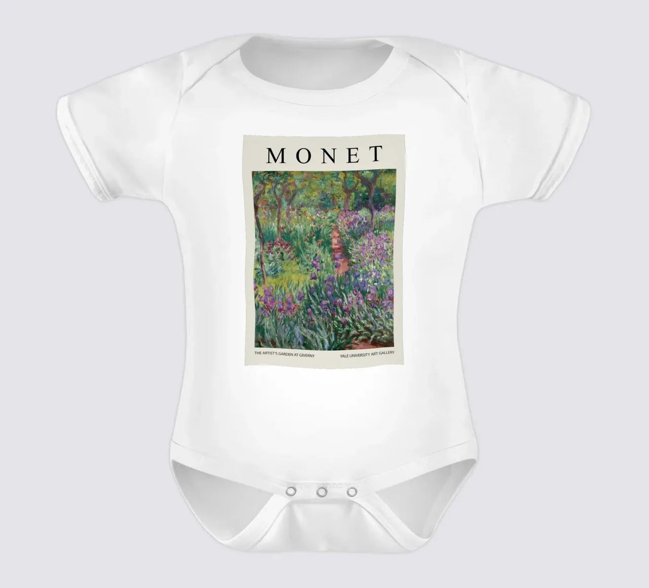 De kunstenaarstuin in Giverny babyrompertje korte mouwen van Turner Kyle
