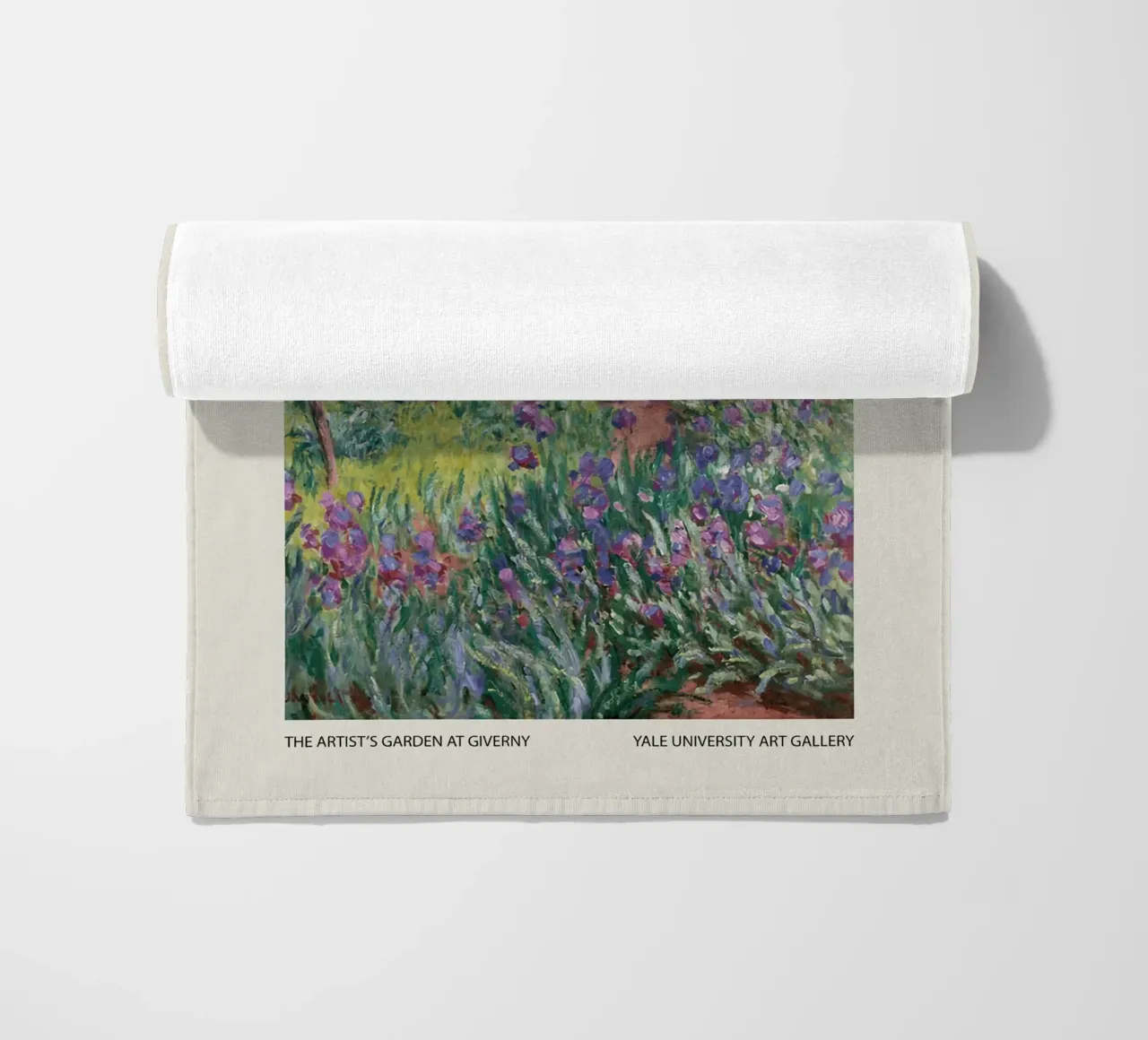 The Artists Garden At Giverny beach towel by Turner Kyle