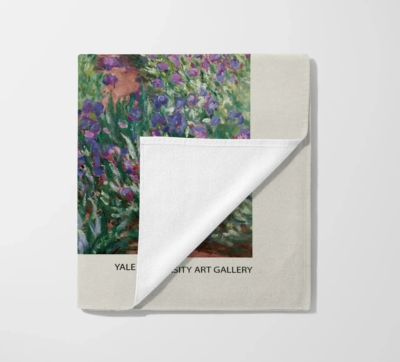 The Artists Garden At Giverny beach towel by Turner Kyle