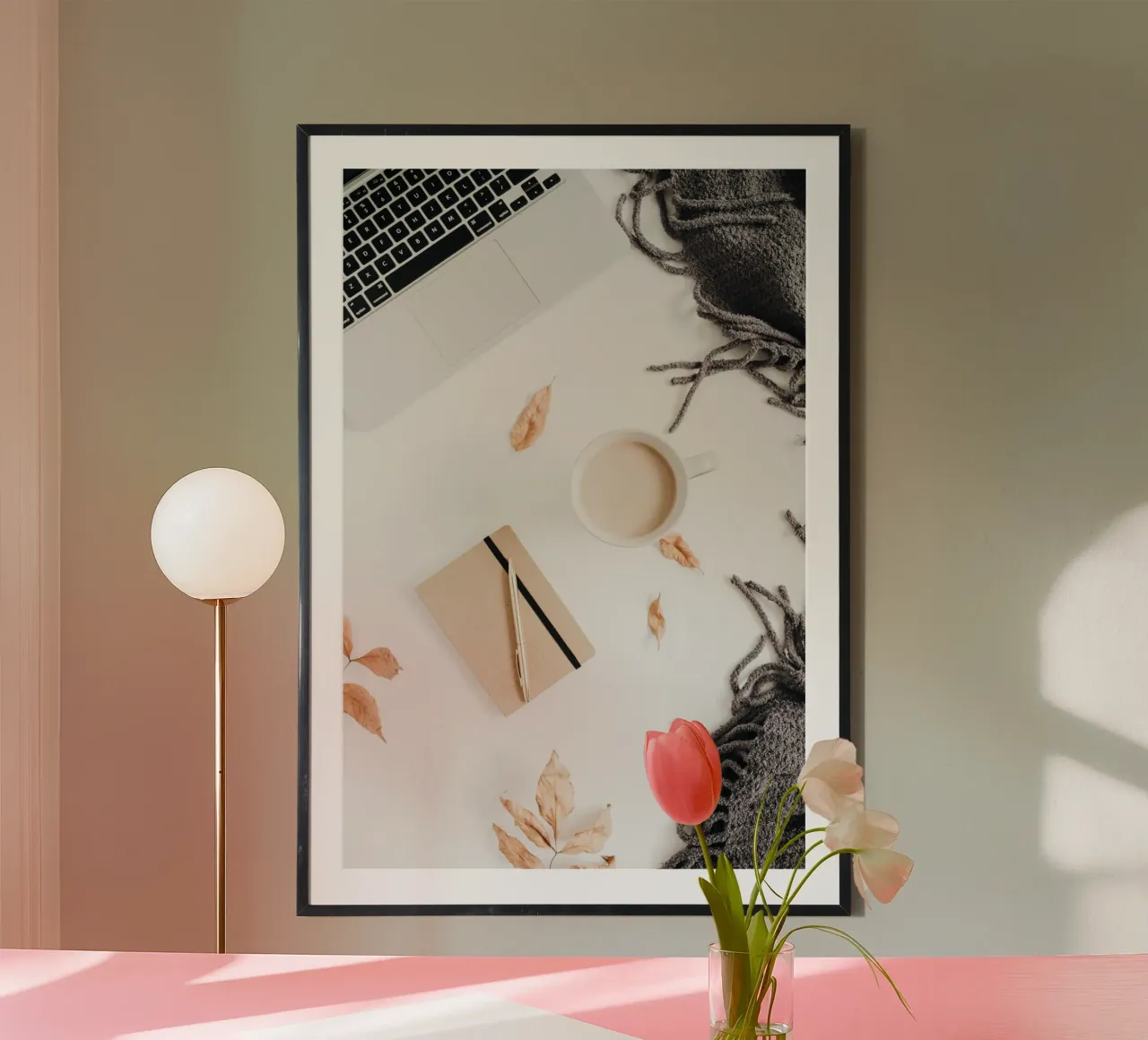 Autunno morbido poster con telaio in plastica da PhotoVibe Decor