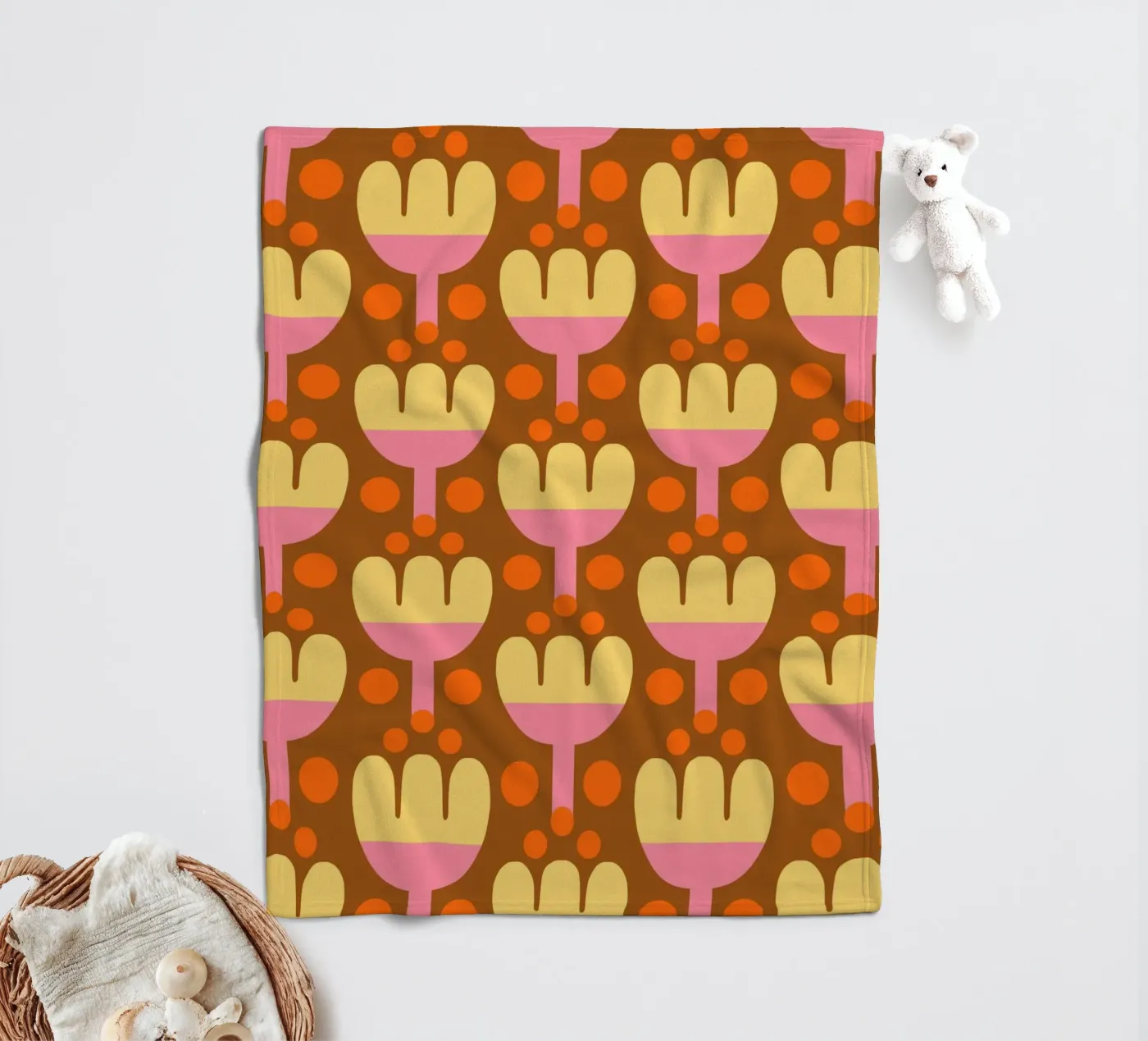 beet fleece blanket by fummelhummel