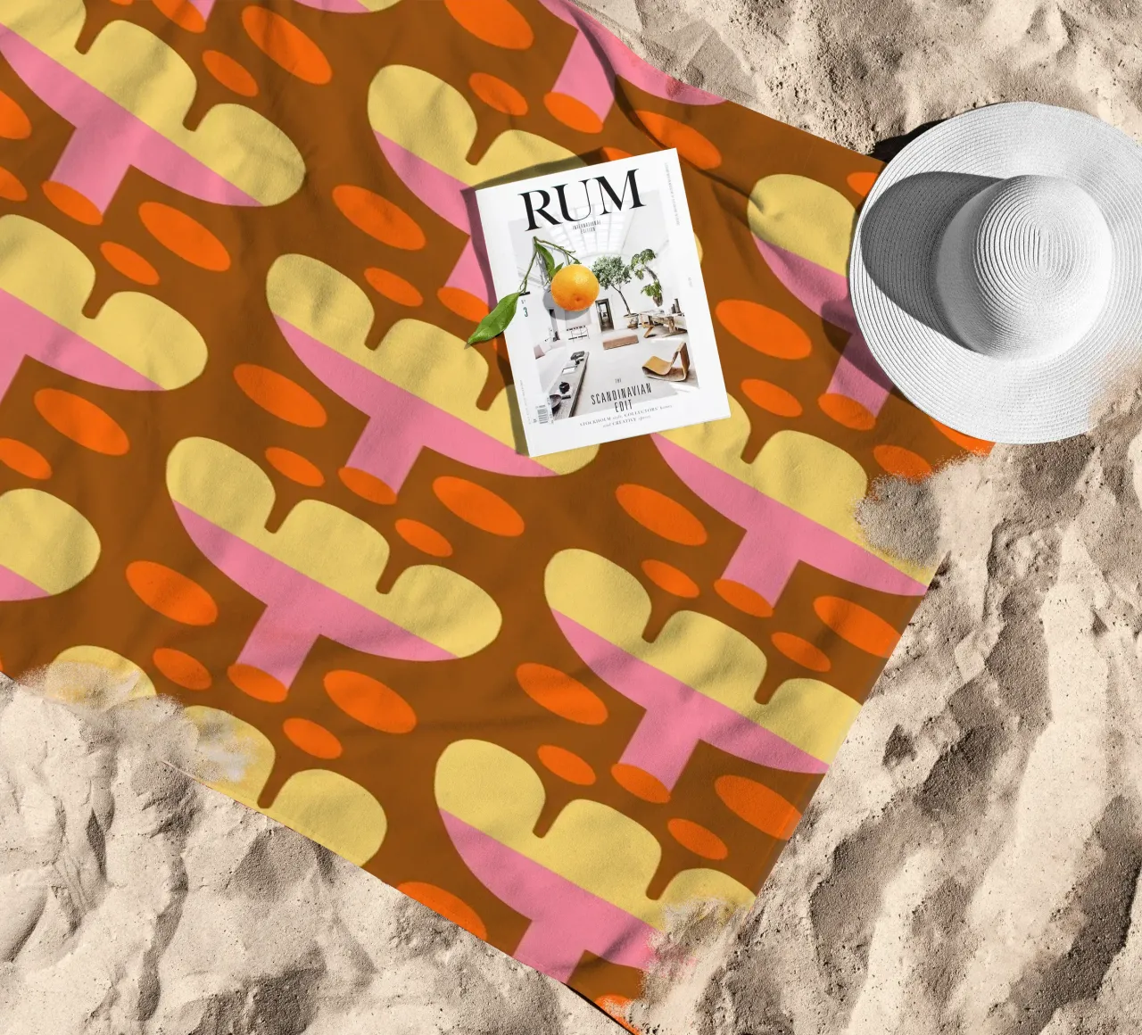 beet beach towel by fummelhummel