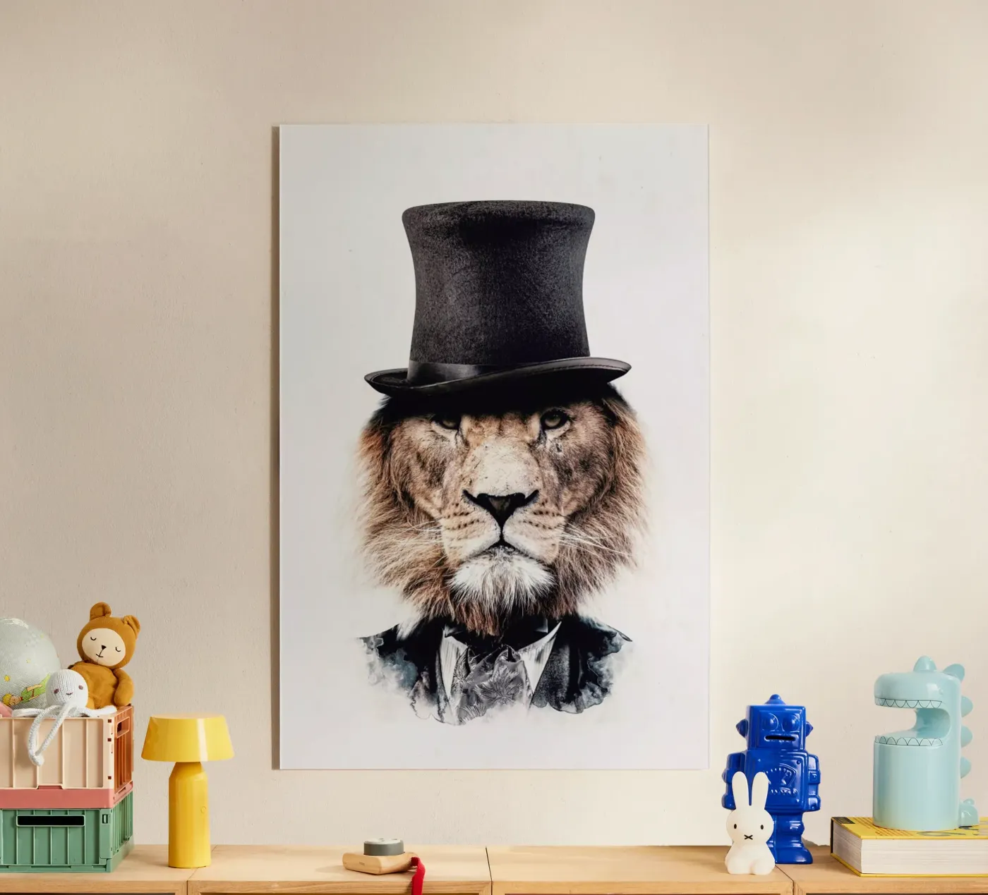 Classy Lion Light acrylic glass by Wouter Rikken