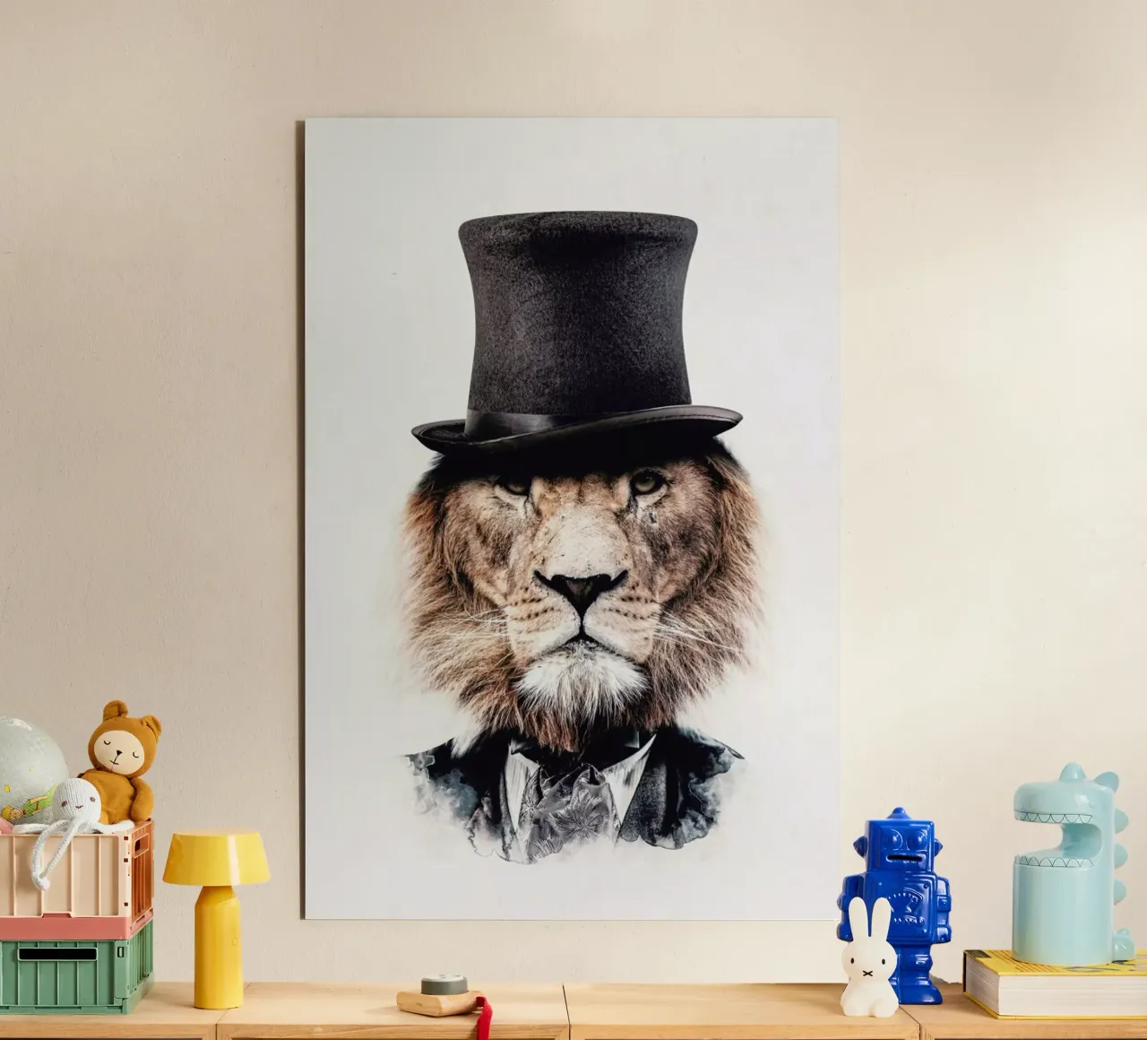 Classy Lion Light alluminio dibond da Wouter Rikken