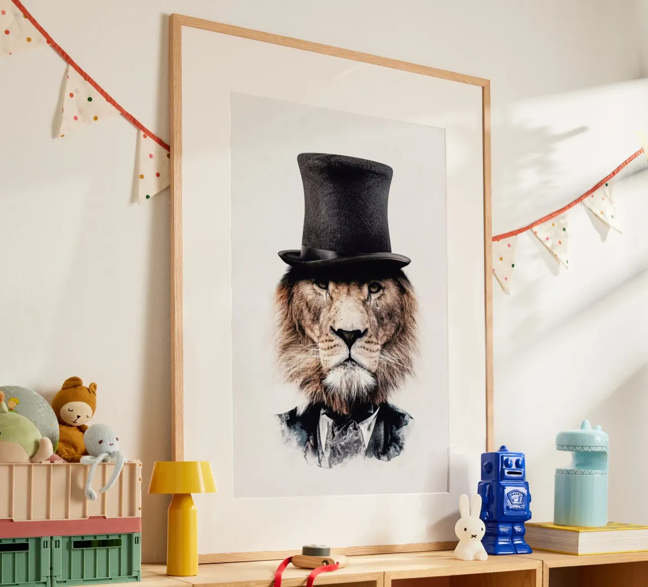 Classy Lion Light poster by Wouter Rikken