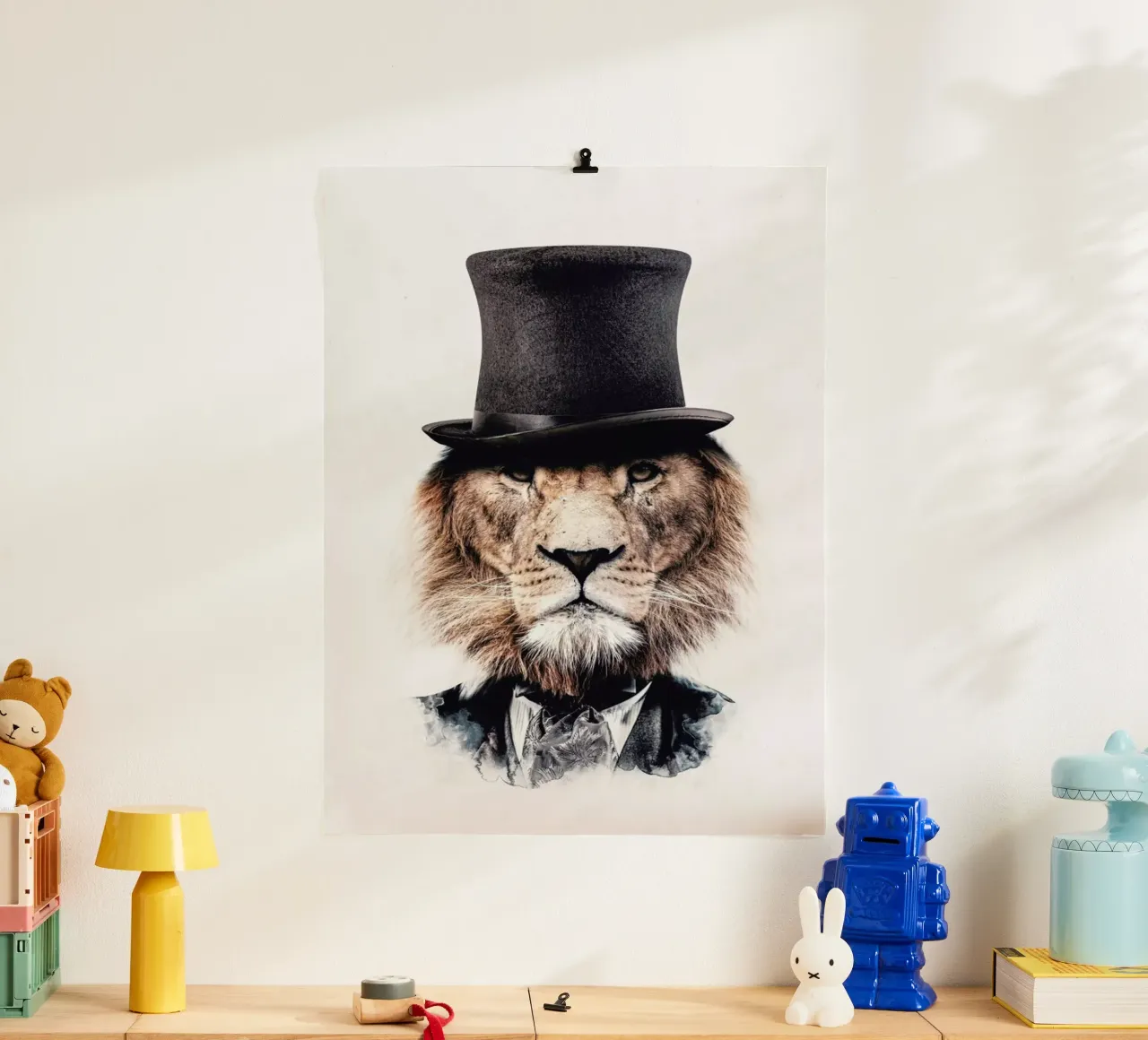 Classy Lion Light poster by Wouter Rikken