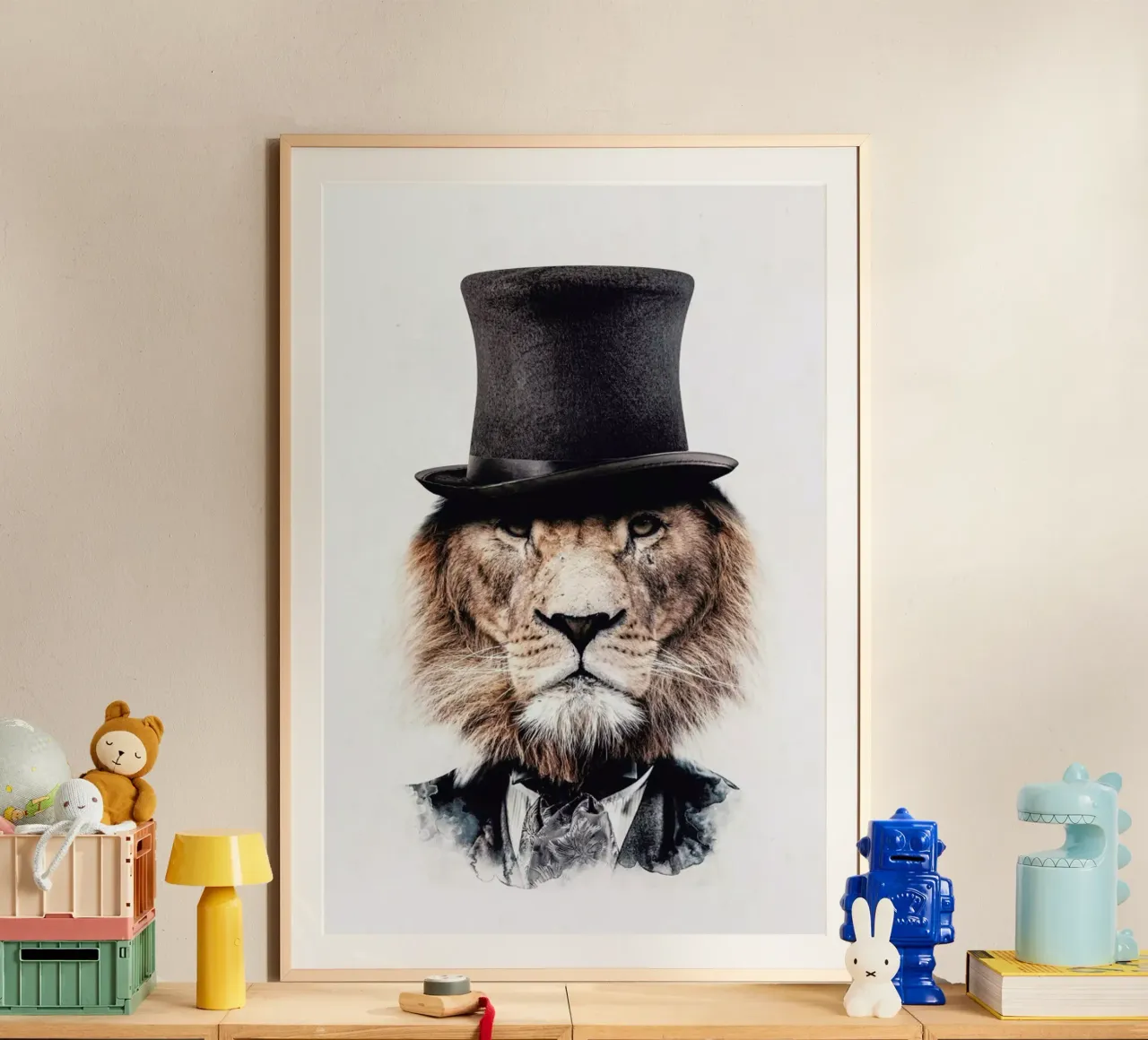 Classy Lion Light poster by Wouter Rikken