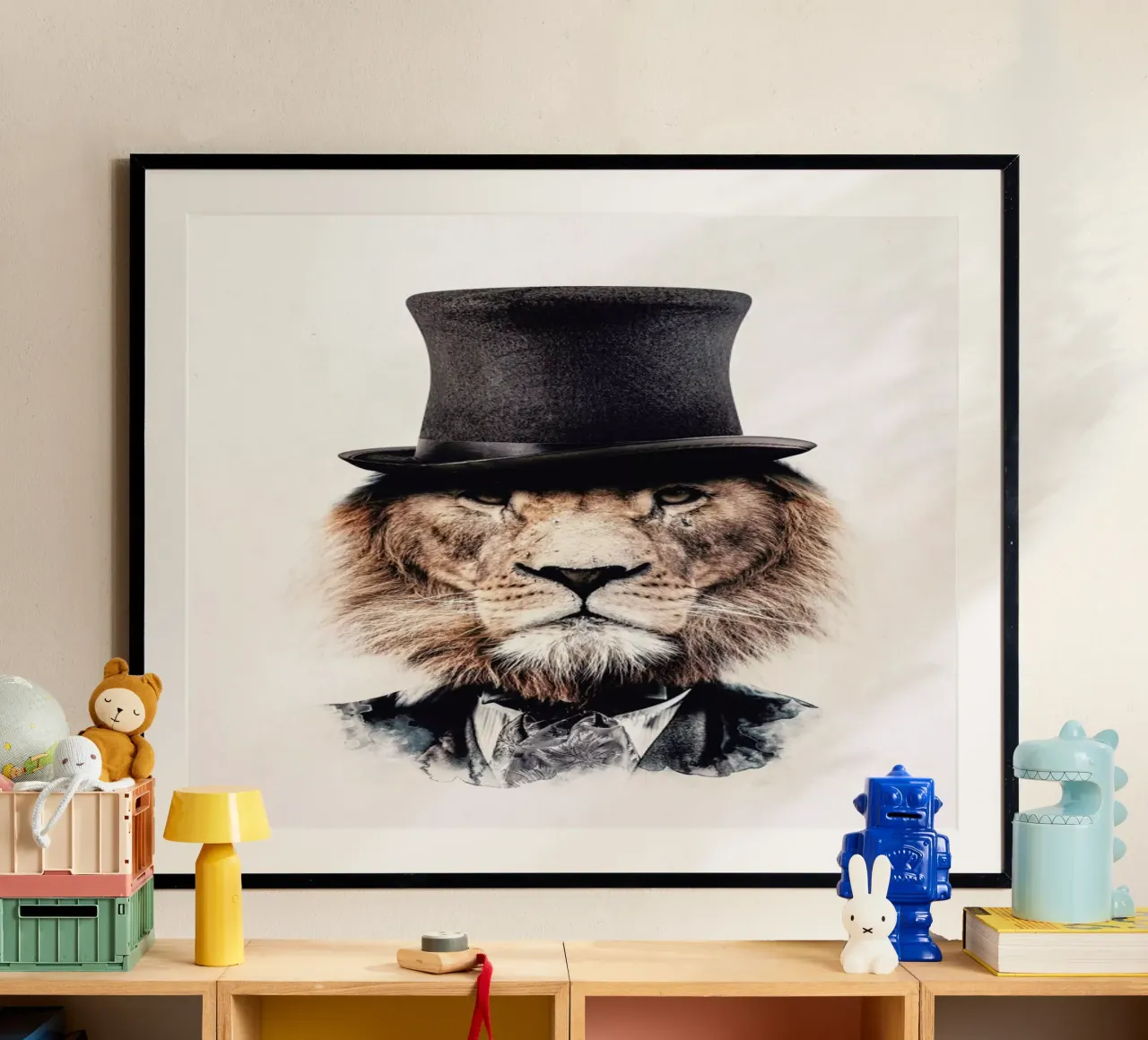 Classy Lion Light poster by Wouter Rikken