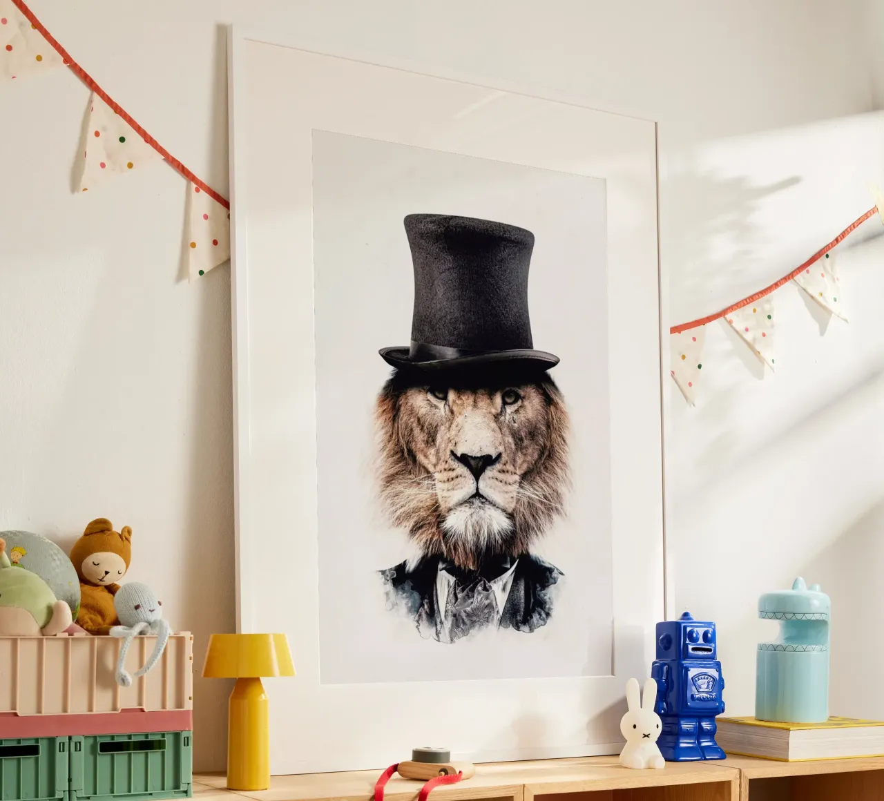 Classy Lion Light poster by Wouter Rikken