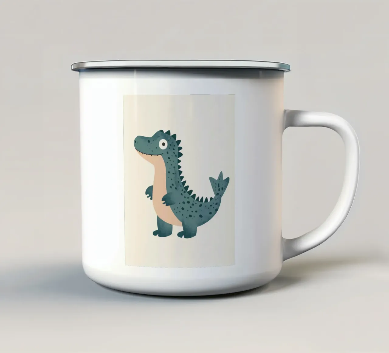 Coccodrillo stravagante tazza in smalto da Happy Littles
