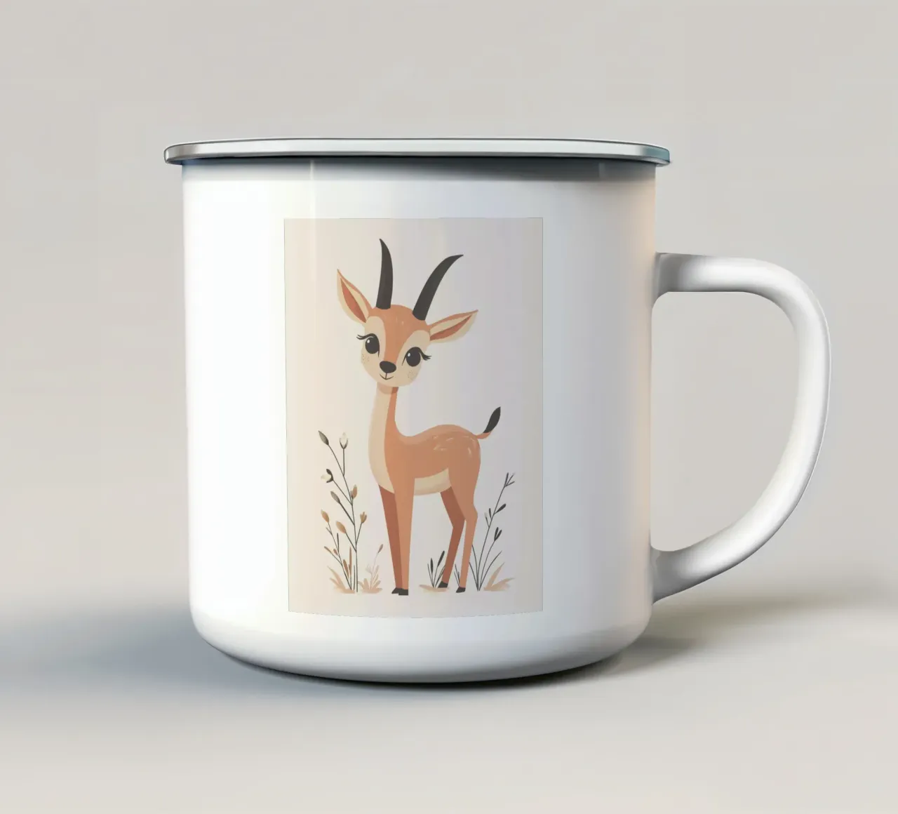 Antilope stravagante tazza in smalto da Happy Littles