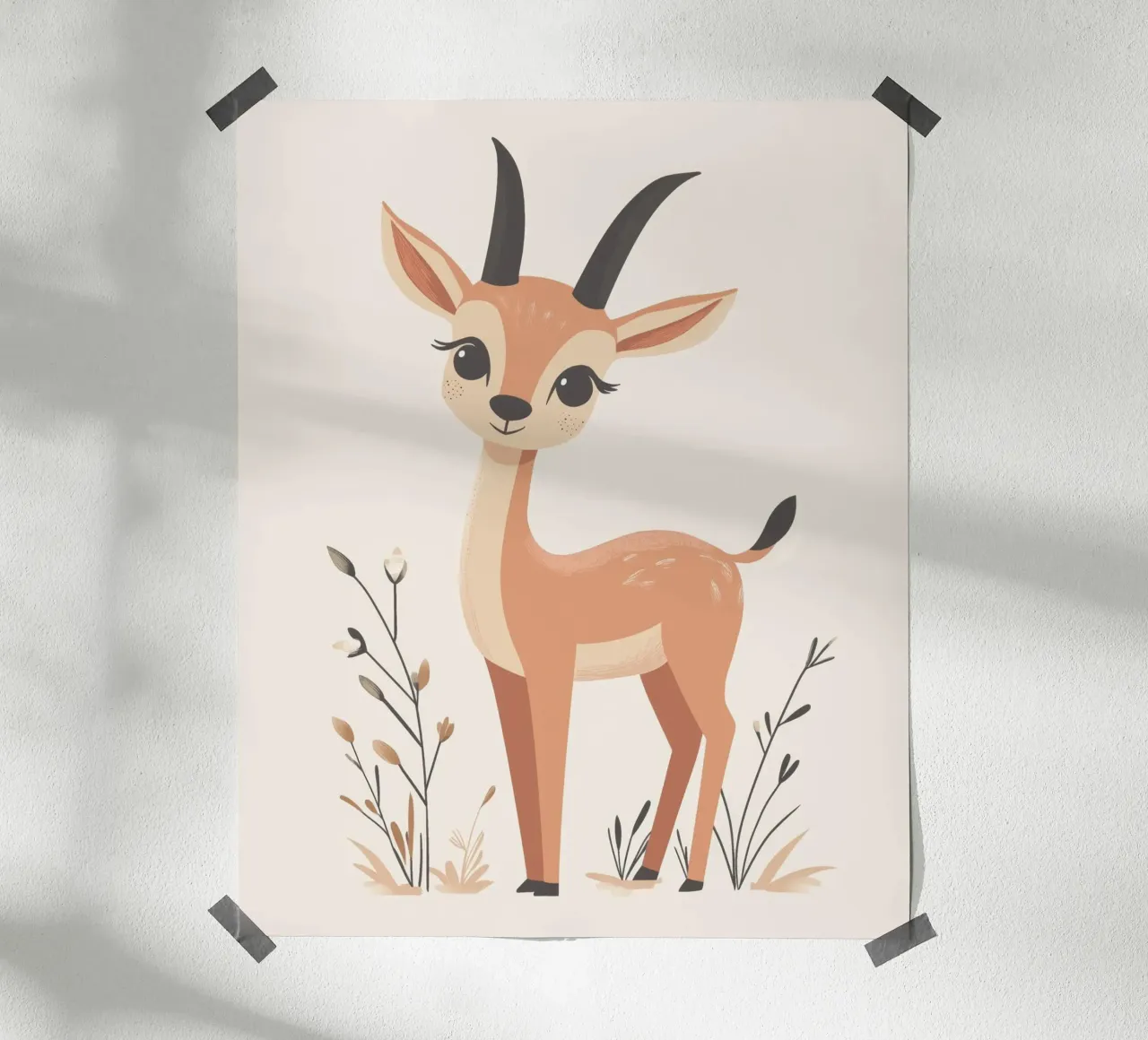 Antilope stravagante carta hahnemühle da Happy Littles
