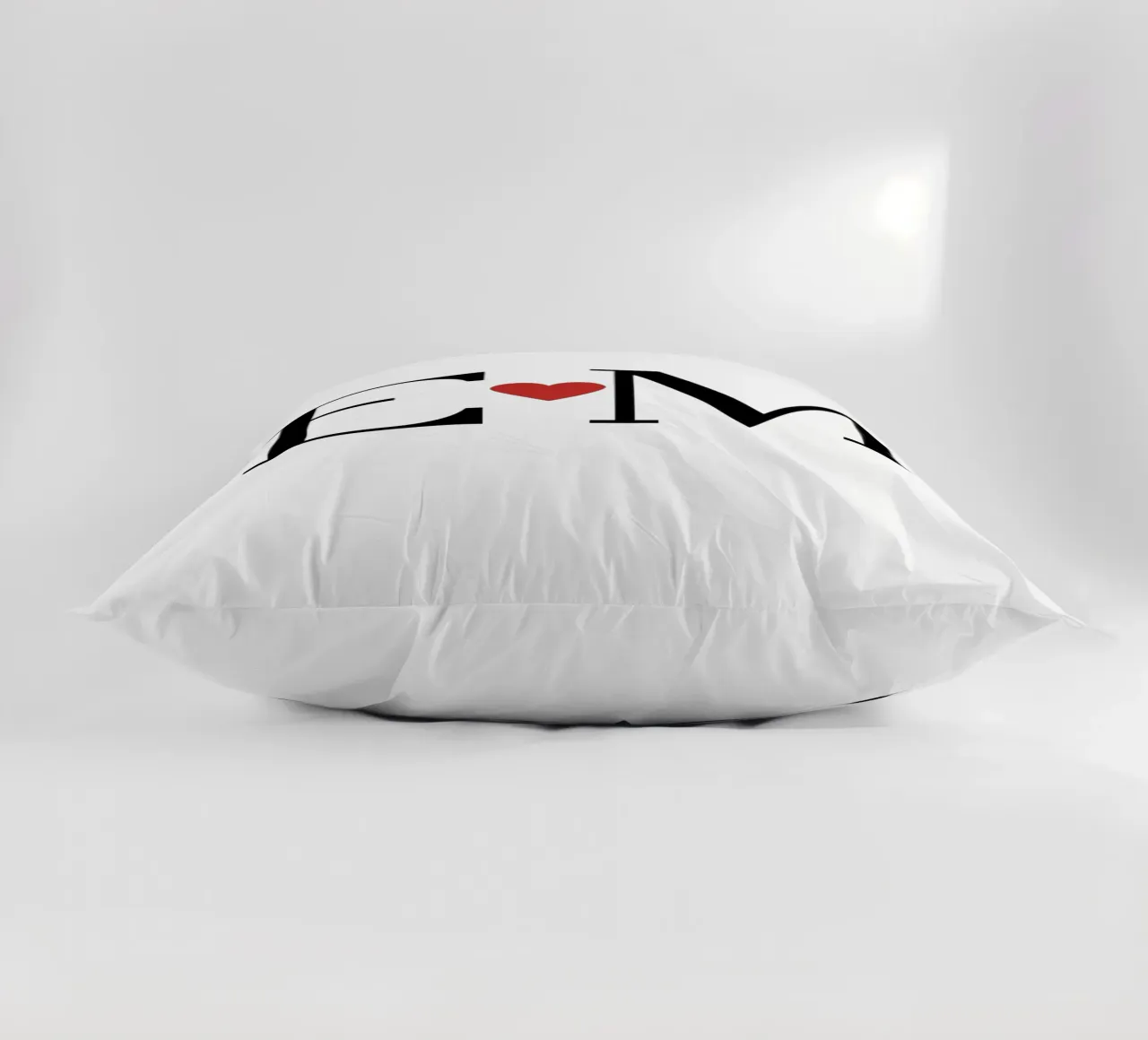 E M - Iniziali d'amore personalizzate cuscino da StrindesignStudio