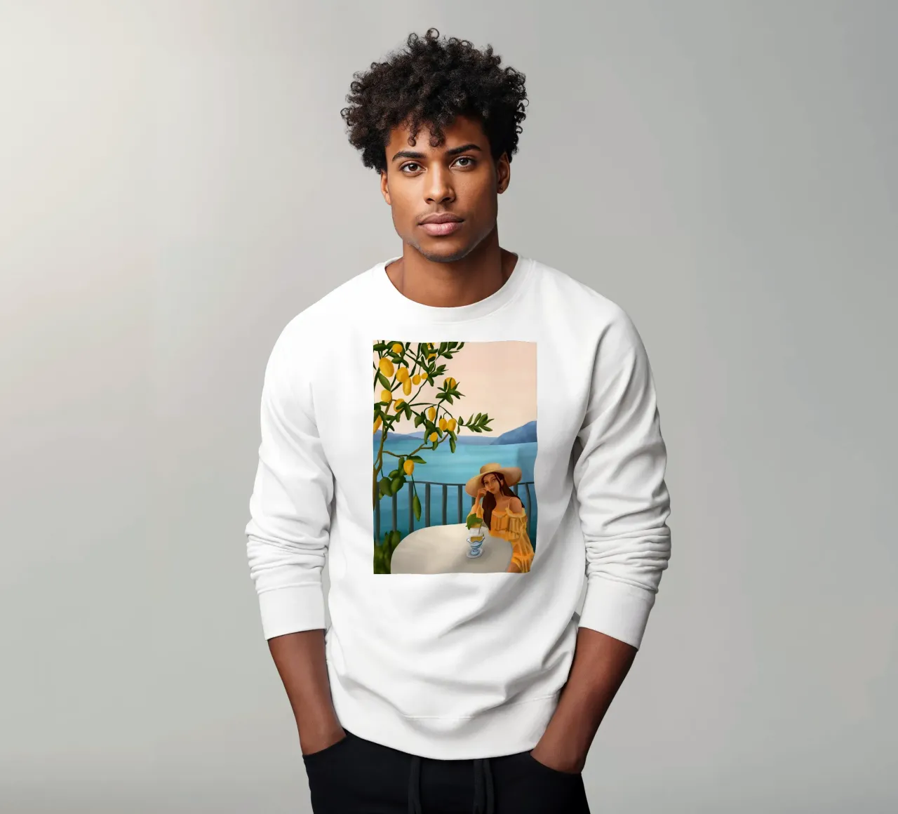 Golden Hour Serenity felpa da cityart