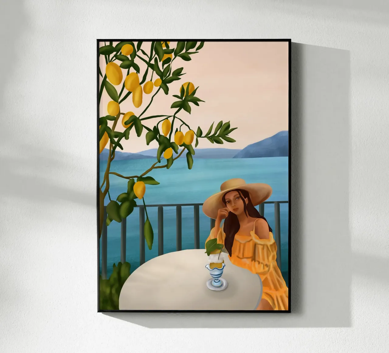 Golden Hour Serenity plexiglass da cityart