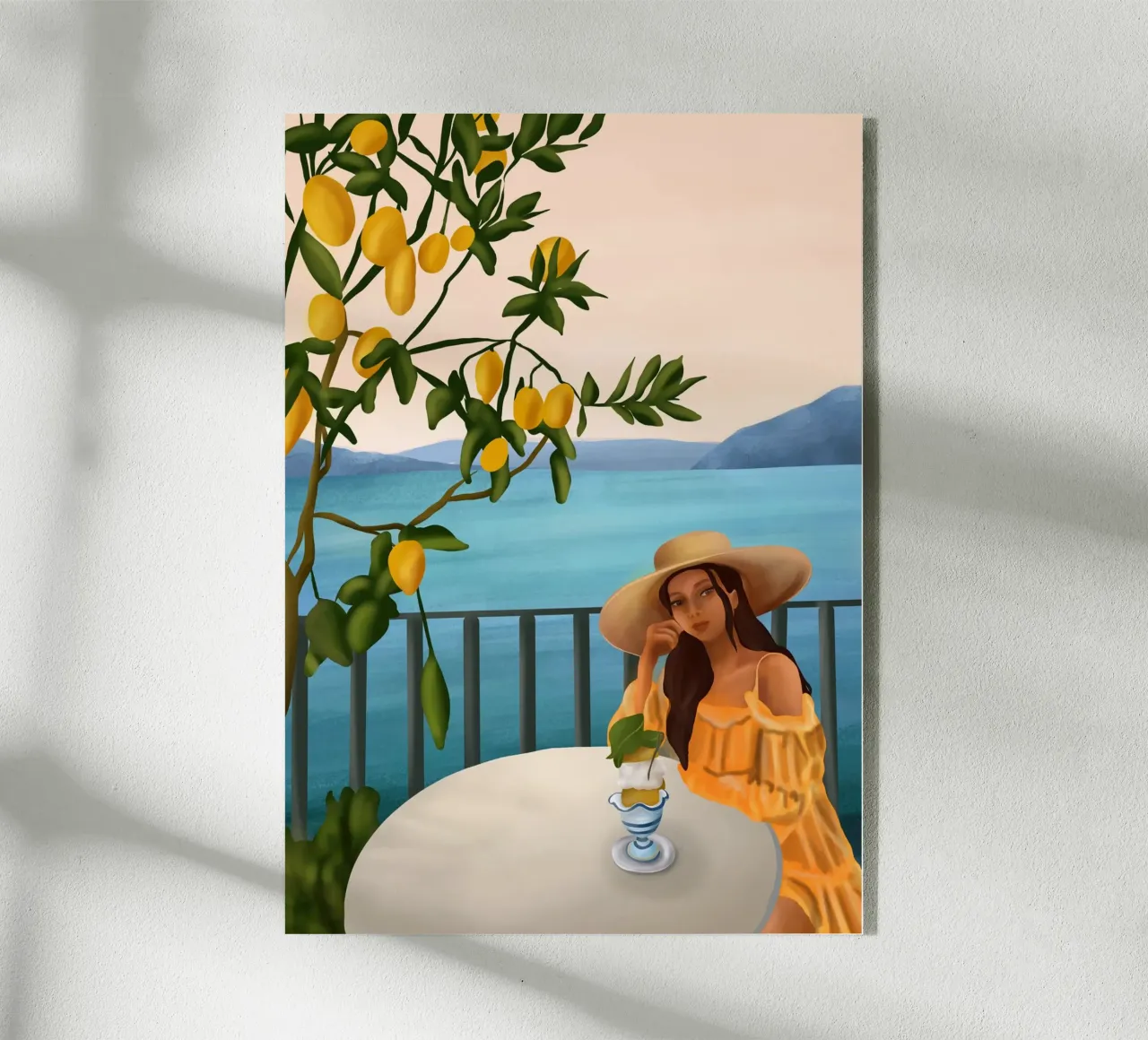 Golden Hour Serenity plexiglass da cityart