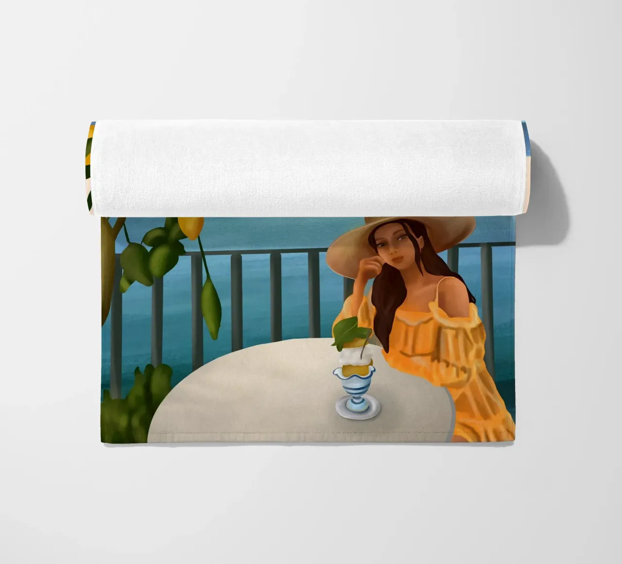 Golden Hour Serenity telo mare da cityart