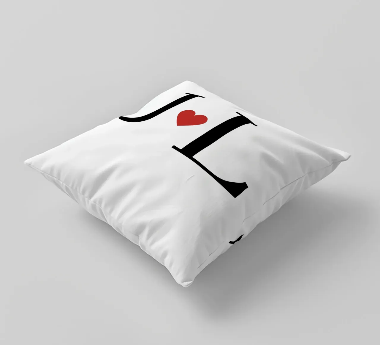 J L - Design delle iniziali come poster e maglietta cuscino da StrindesignStudio