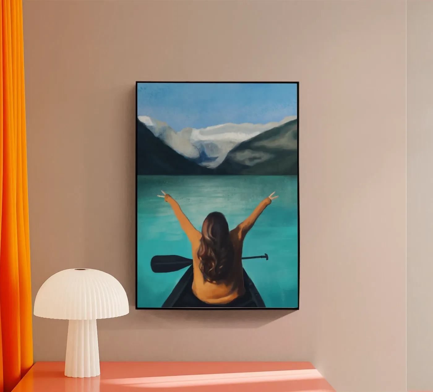 Vrede acryl van Verse