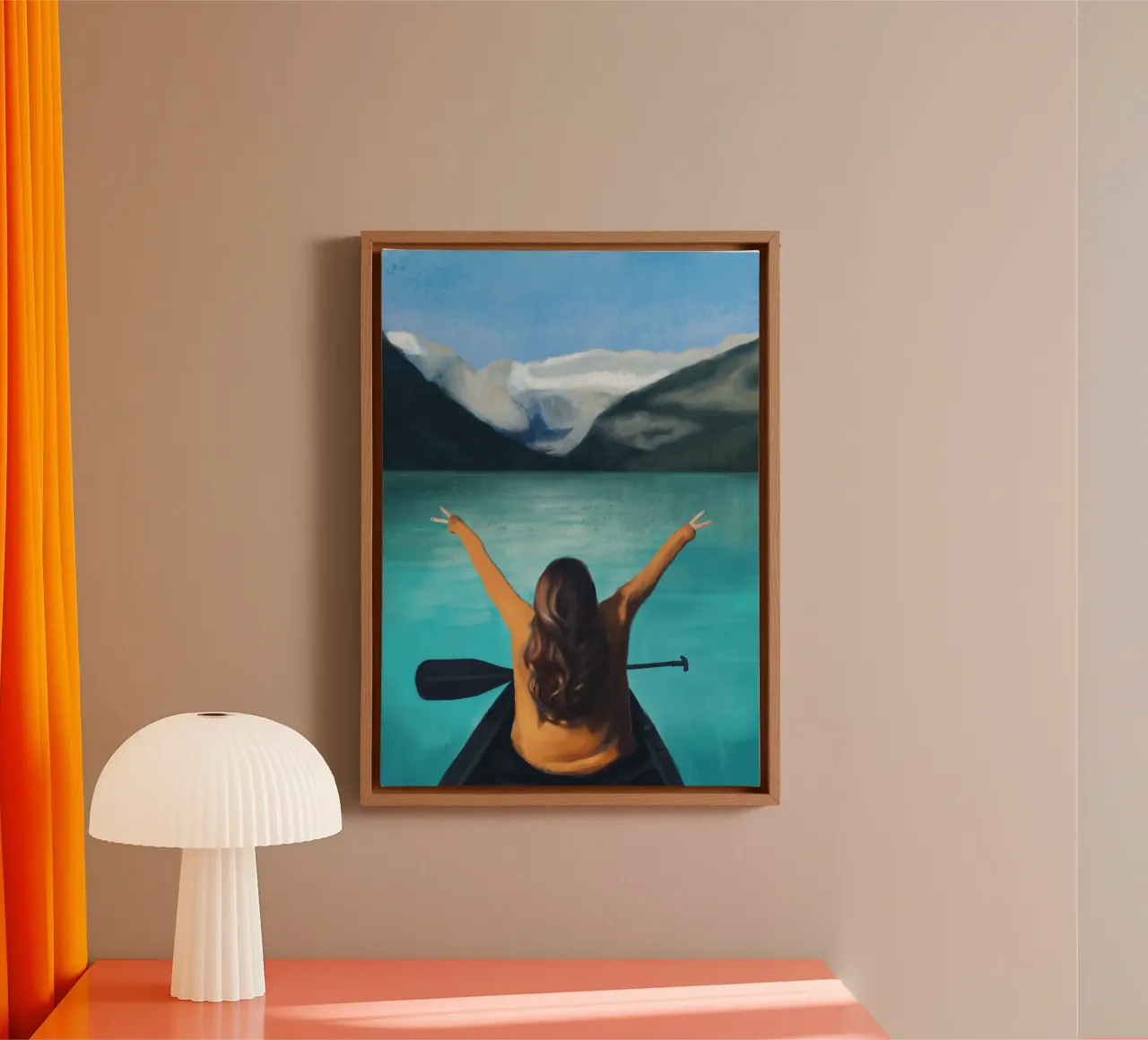 Vrede canvas met Baklijst van Verse