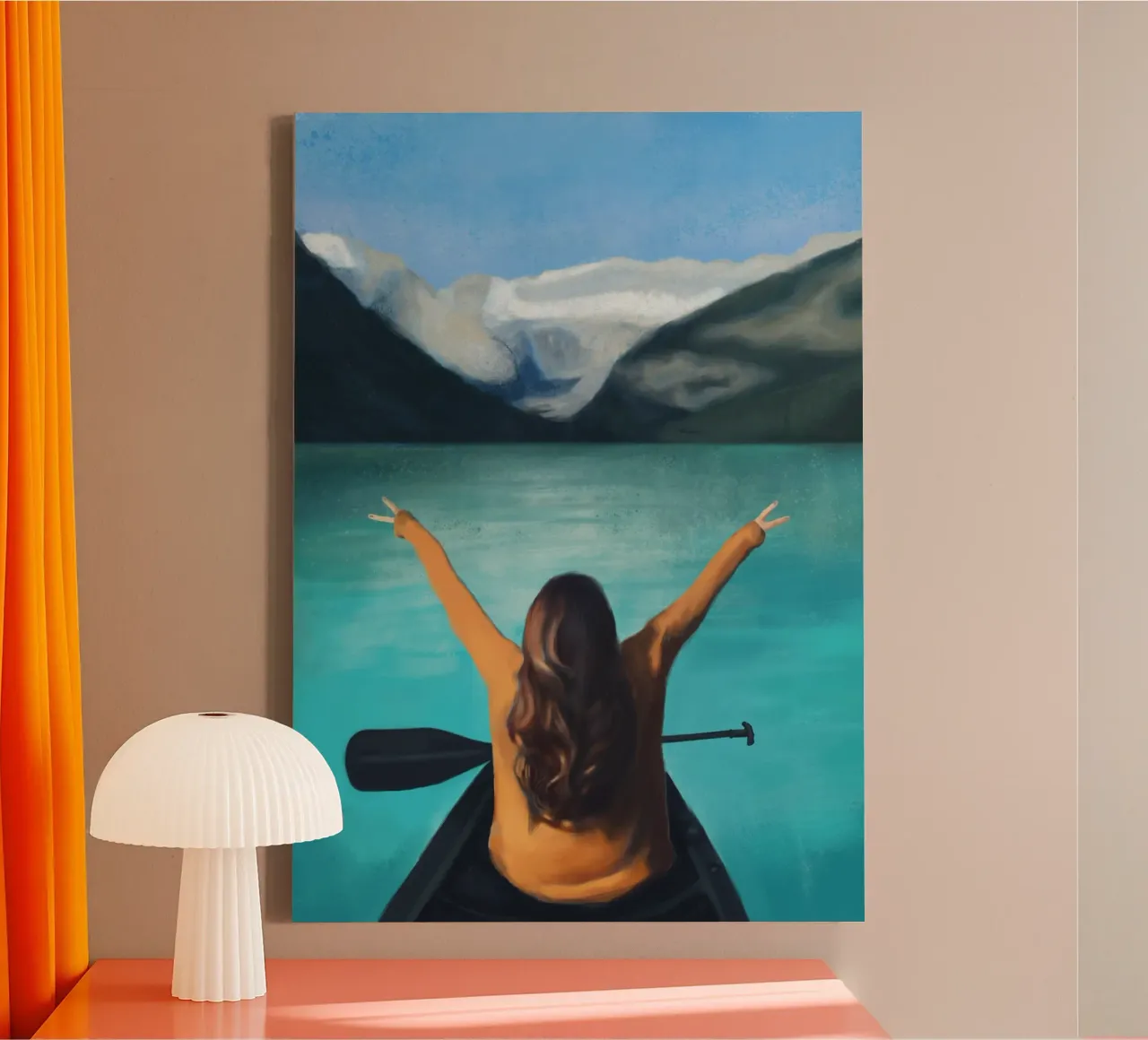 Vrede canvas met Baklijst van Verse