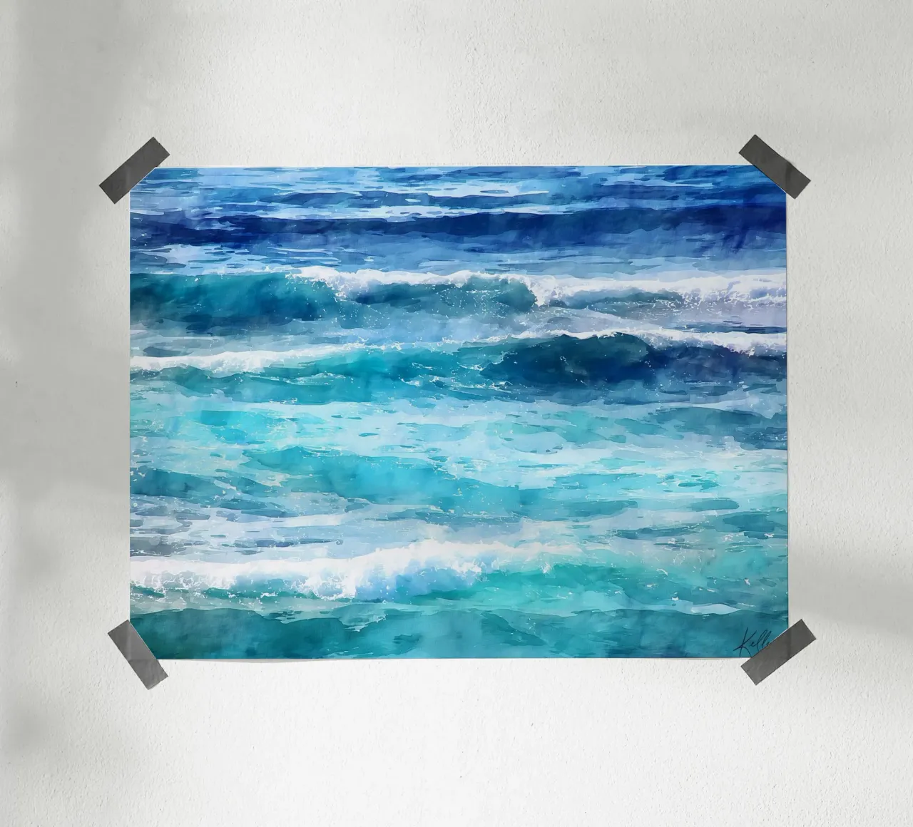 Surf Break carta hahnemühle da Matthias Keller Studio