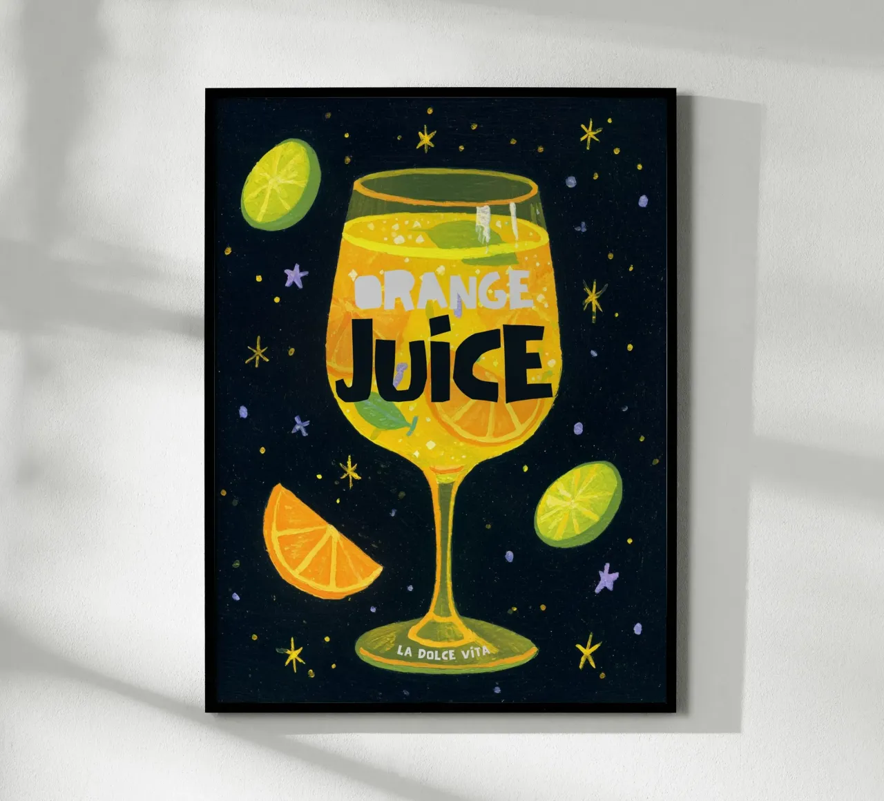 Succo d'arancia poster da Art Center
