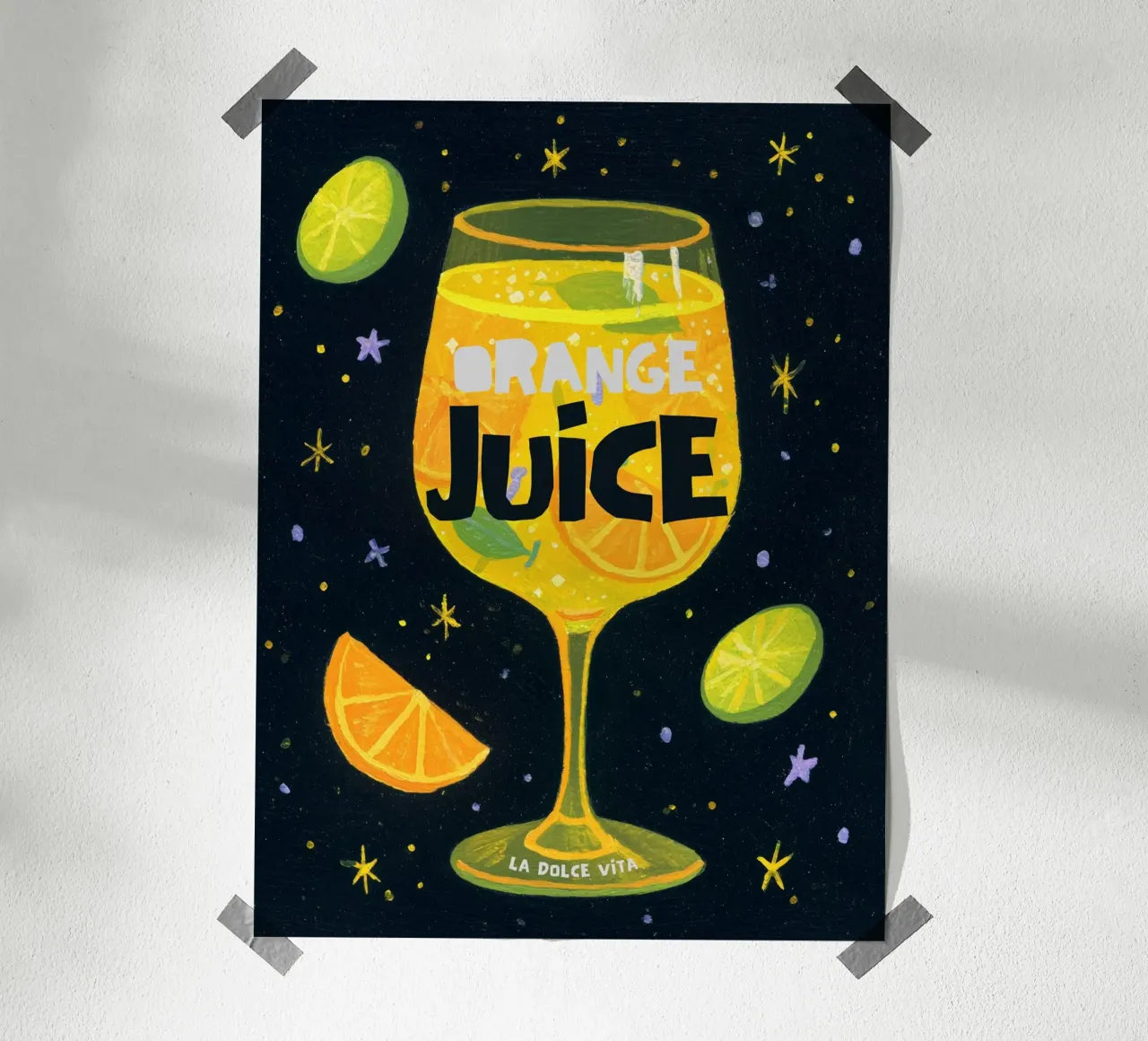 Succo d'arancia poster da Art Center