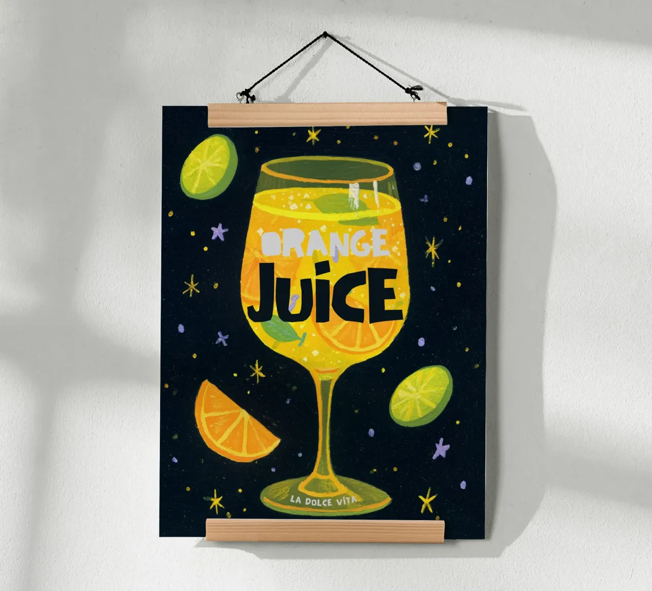 Succo d'arancia poster da Art Center