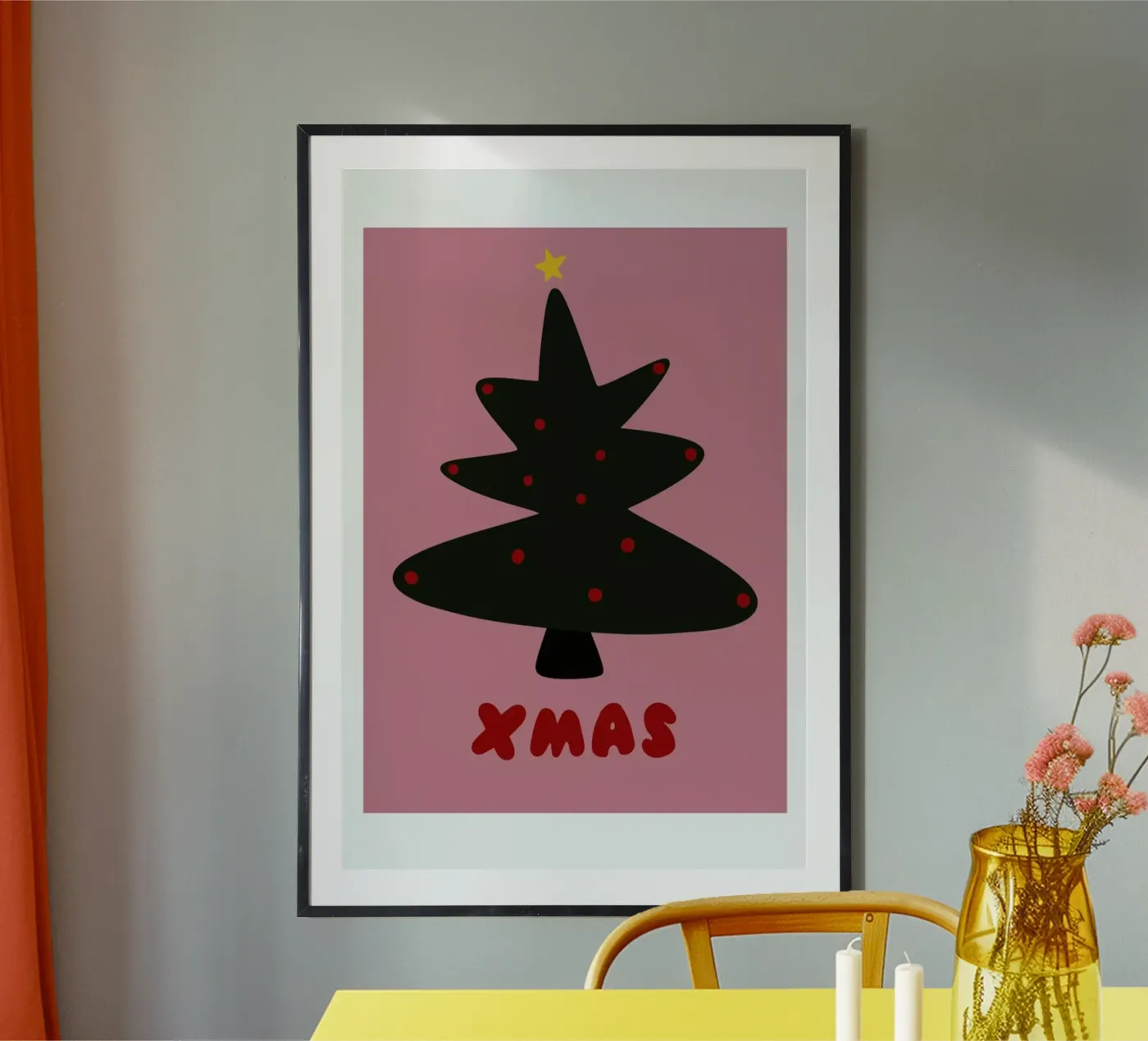 Xmas Tree Poster von Mottos by Sinan Saydik