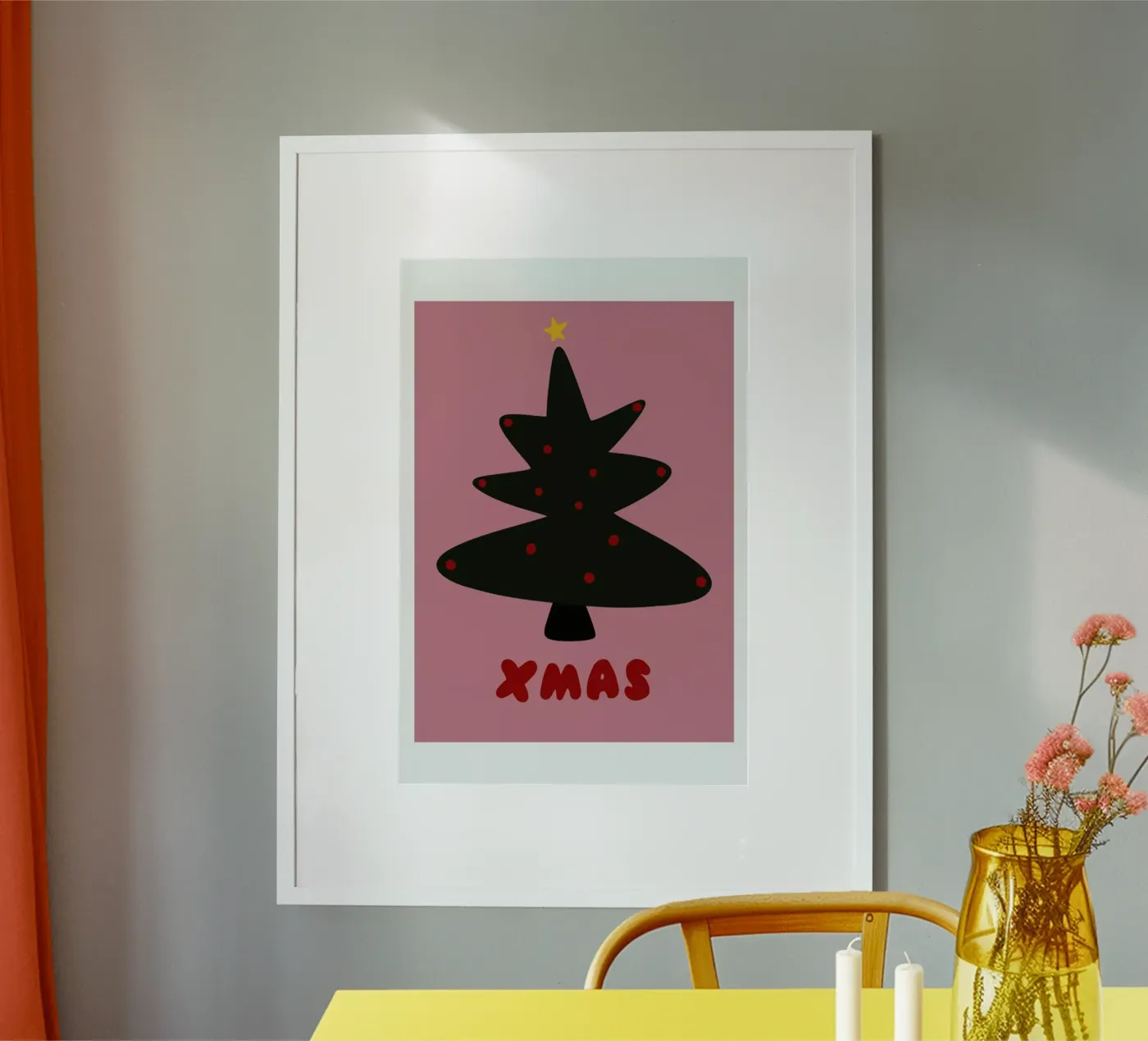 Xmas Tree Poster von Mottos by Sinan Saydik