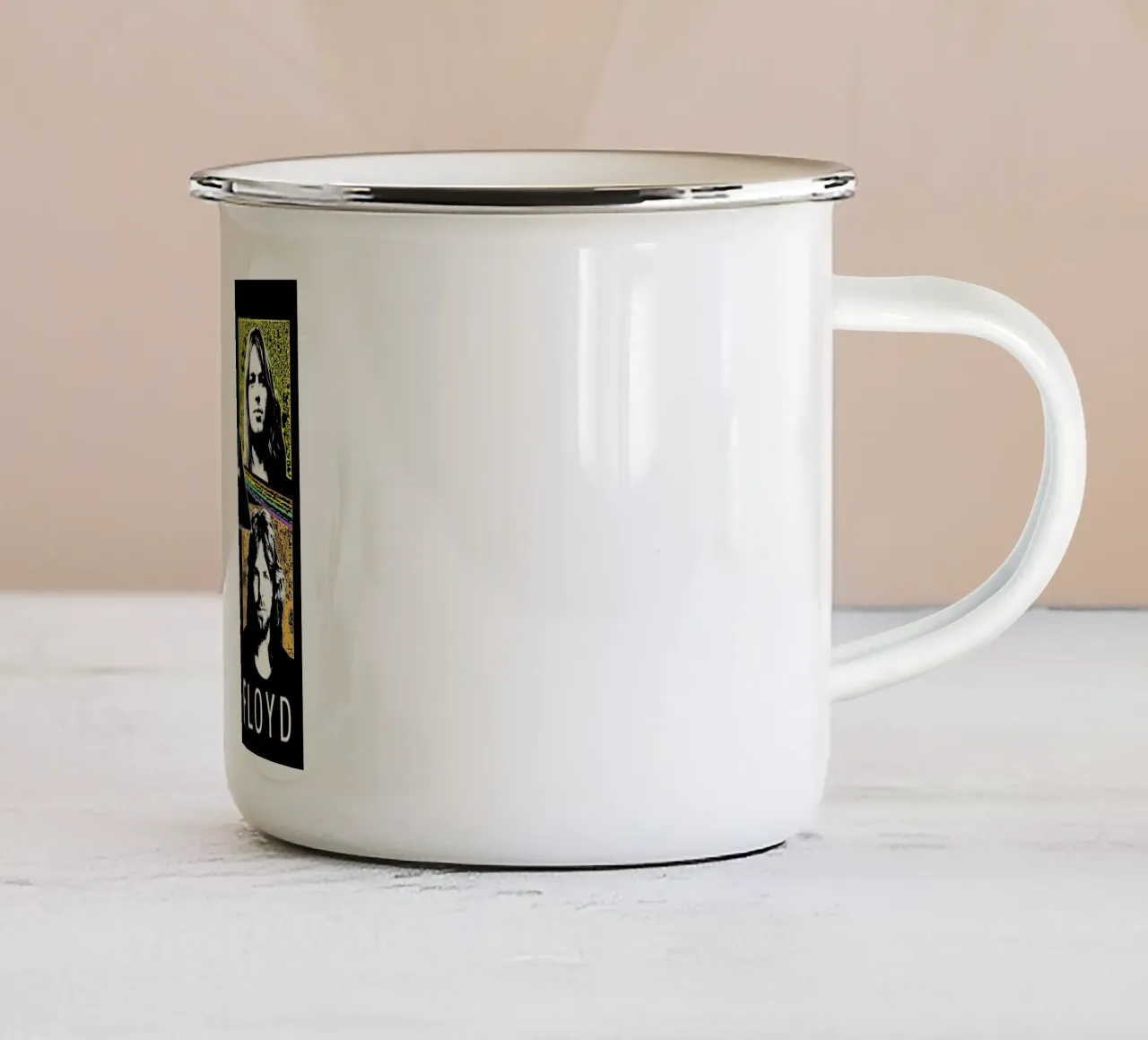 Pink Floyd 3 Arte tazza in smalto da music soul