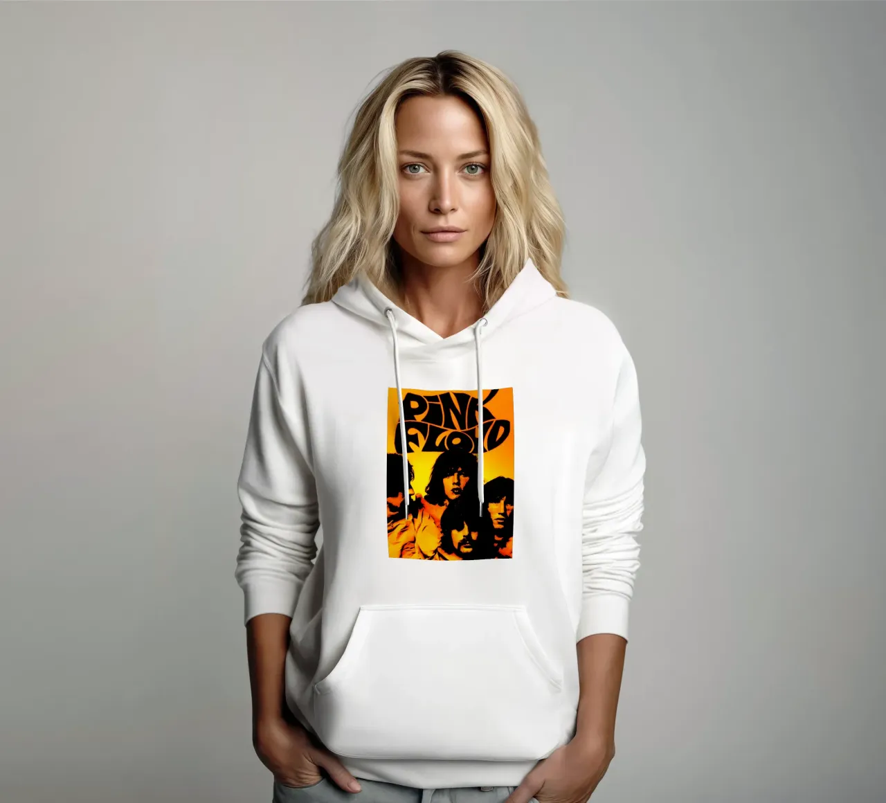 Pink Floyd 1 Arte felpa con cappuccio da music soul