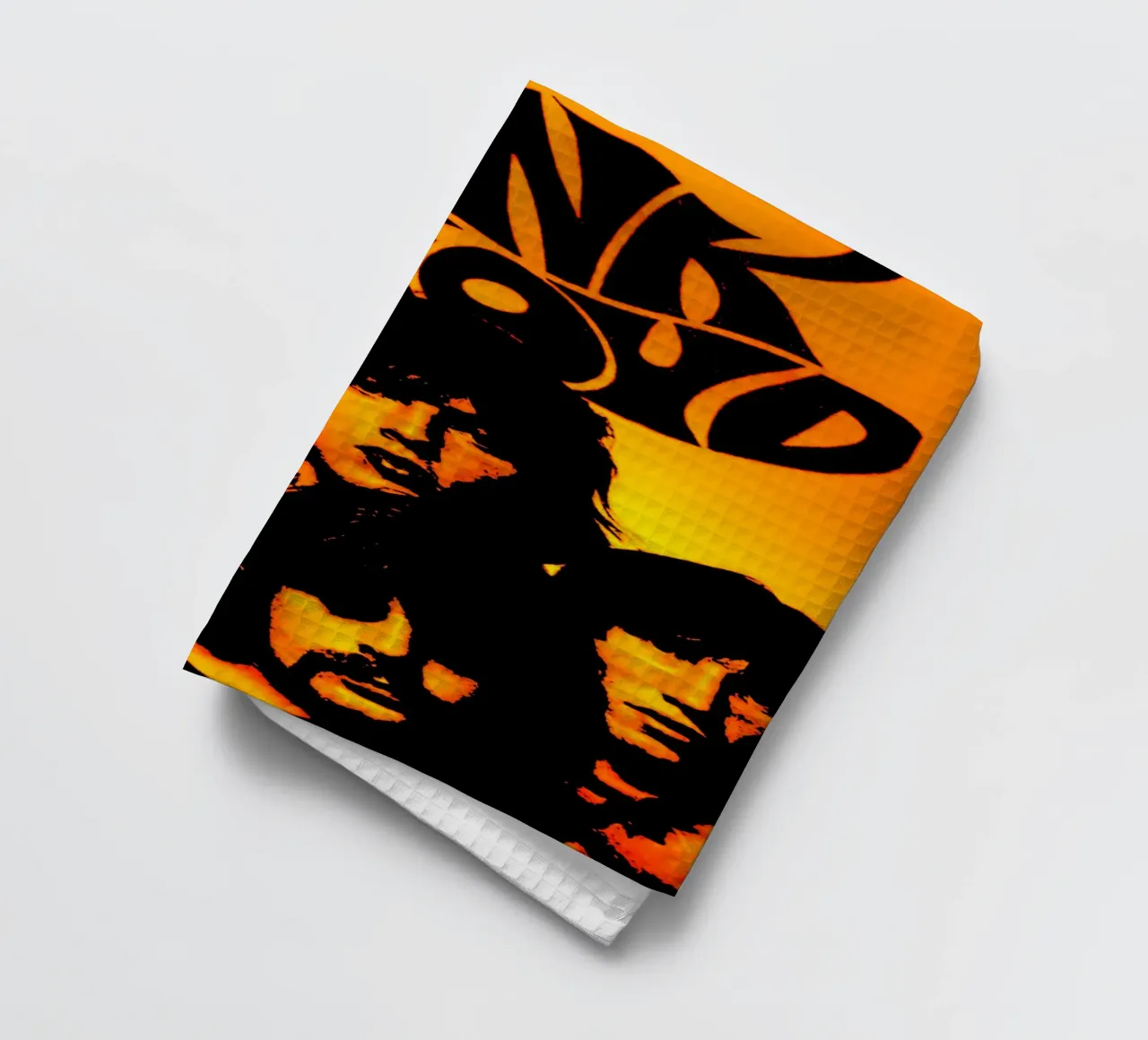 Pink Floyd 1 Art tea towel by music soul