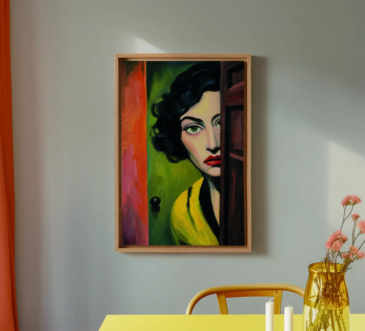 The Observer | Ritrattistica neo-noir tela con Cornice a cassetta da Autofocus