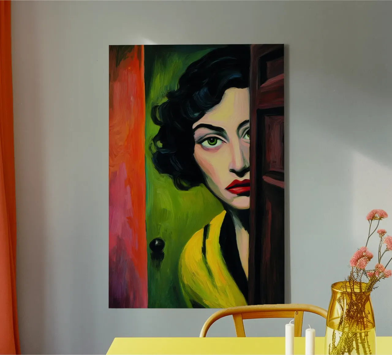 The Observer | Ritrattistica neo-noir tela con Cornice a cassetta da Autofocus