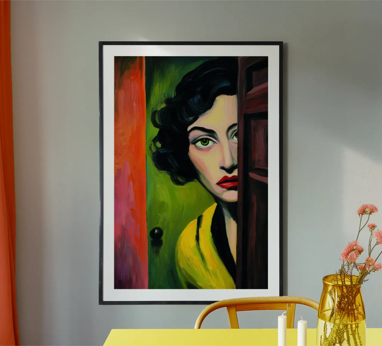 The Observer | Ritrattistica neo-noir poster con telaio in plastica da Autofocus