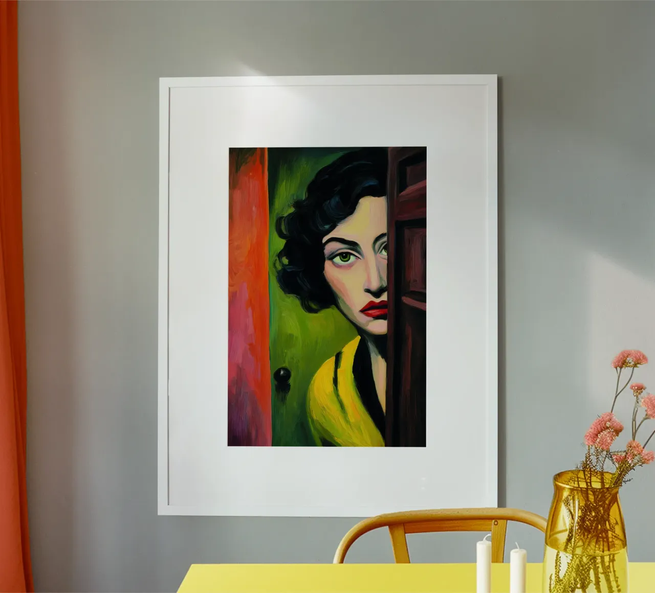 The Observer | Ritrattistica neo-noir poster con telaio in plastica da Autofocus